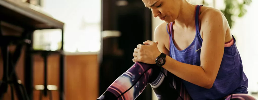 a man suffering from Knee Pain